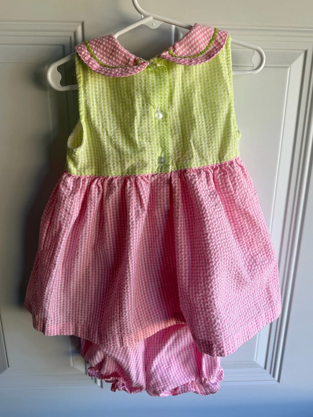 Vintage Samara toddler gingham outfit size 2/3T